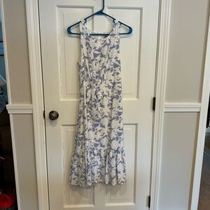 Vineyard Vines Kentucky Derby Floral Gingham Side-Tie Dress size 2